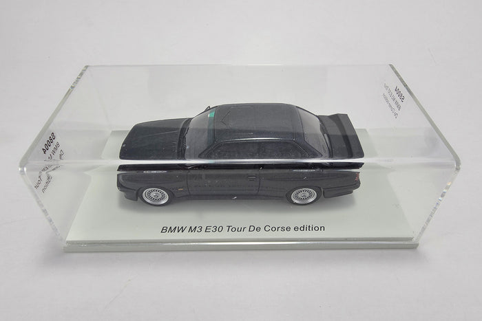 1:43-scale BMW M3 Tour de Corse (E30) by Spark Models | Acrylic Case