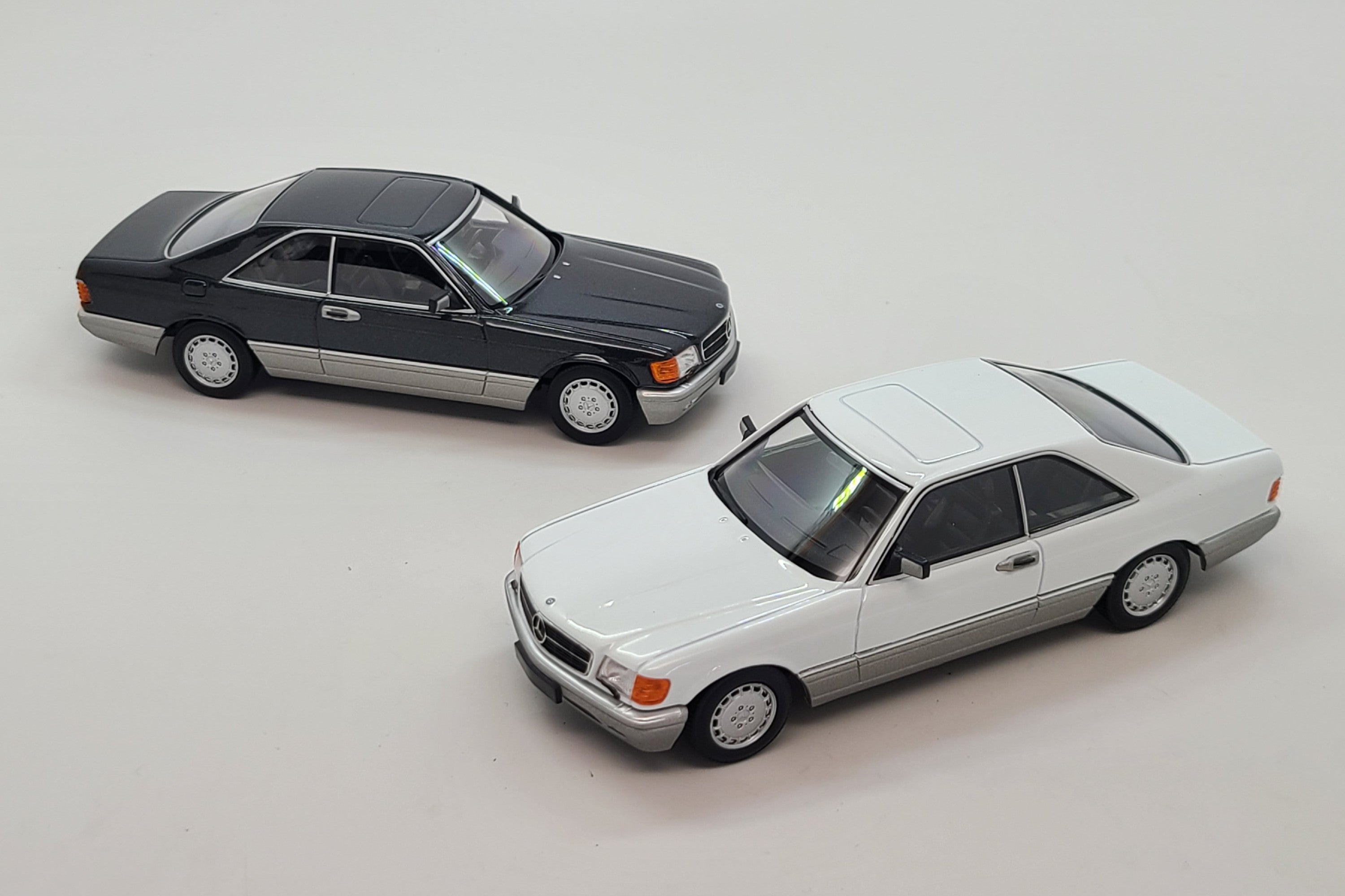 Mercedes-Benz 560SEC | 1:43 Scale Diecast Model Car by Maxichamps | Variants