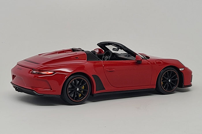 Porsche 911 Speedster (991) | 1:43 Scale Diecast Model Car by Minichamps | Rear Quarter