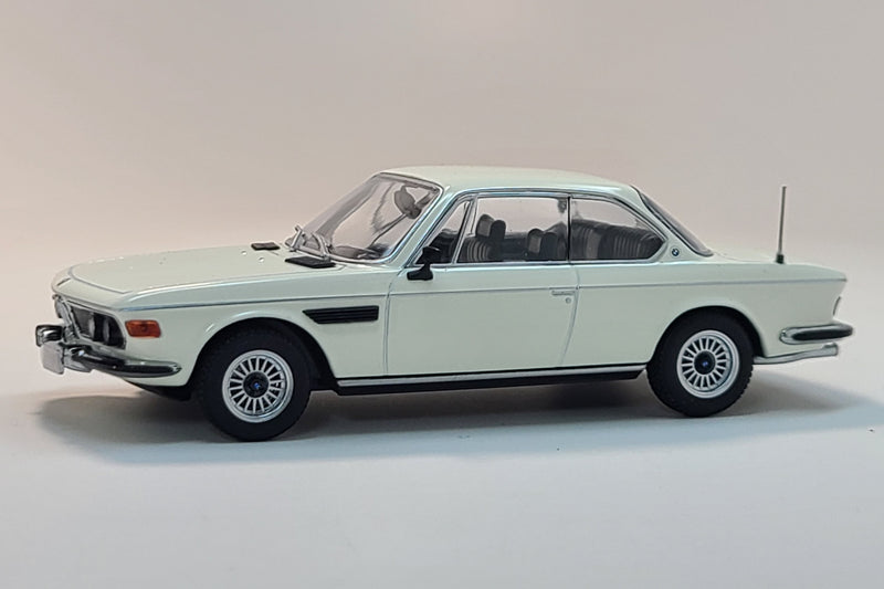 BMW 3.0 CS (E9) | 1:43 Scale Diecast Model Car by Minichamps | Chamonix White variant