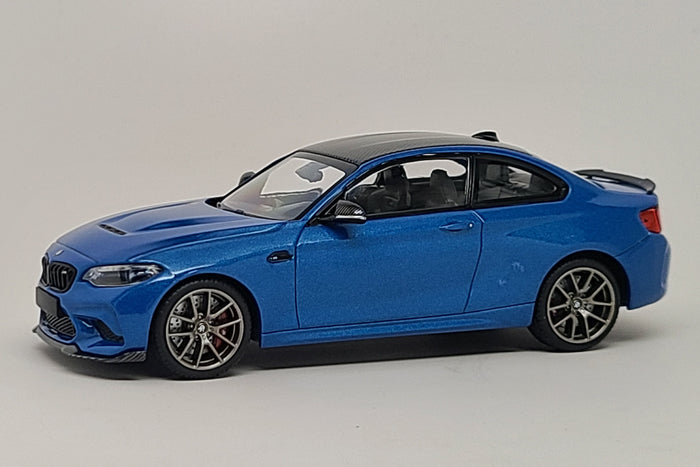 BMW M2 CS (2020) | 1:43 Scale Diecast Model Car by Minichamps | Misano Blue Variant