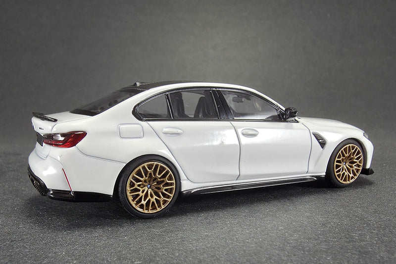 1:43 scale diecast BMW M3 CS (G80) by Minichamps | Right Rear Quarter