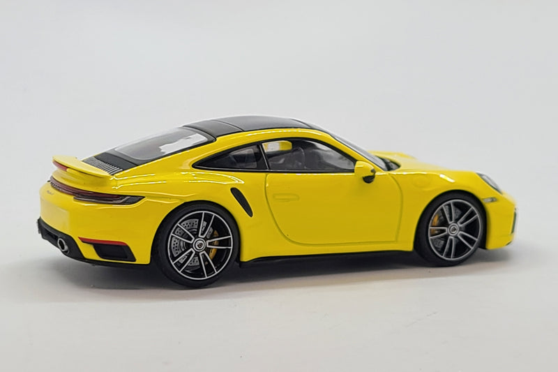 Porsche 911 Turbo S (992) | 1:43 Scale Diecast Model Car by Minichamps | Rear Quarter