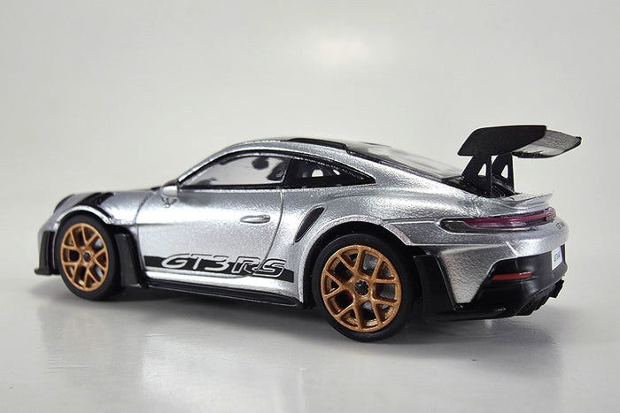 1:64 scale diecast Porsche 911 GT3 RS (992) by Minichamps | Left Rear Quarter