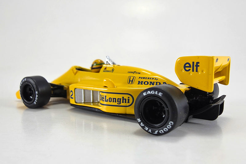 1:64 scale diecast Lotus 99T Honda (1987 Monaco Grand Prix Winner) by Mini GT | Left Rear Quarter