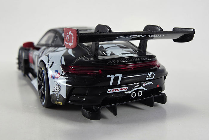 1:64 Scale Porsche 911 GT3 R (AO Racing #77 2025 Petit Le Mans) by Mini GT | Rear Detail