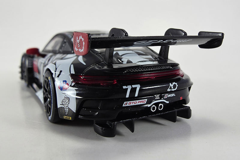 1:64 Scale Porsche 911 GT3 R (AO Racing #77 2025 Petit Le Mans) by Mini GT | Rear Detail