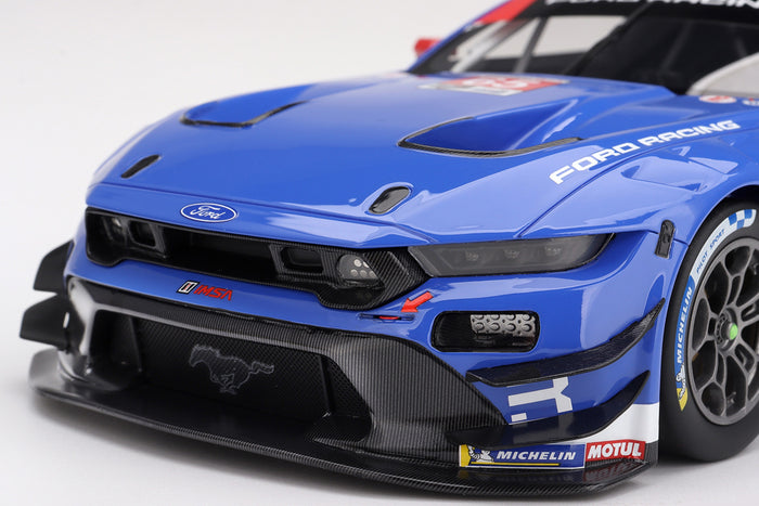 1:18 scale model Ford Mustang GT3 (2026 Daytona 24 Hours #65) by TopSpeed | Front Detail