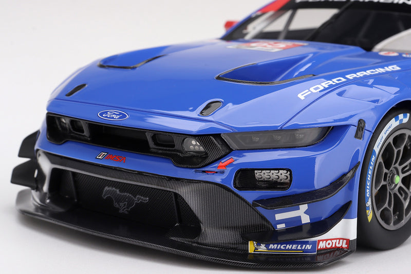 1:18 scale model Ford Mustang GT3 (2026 Daytona 24 Hours #65) by TopSpeed | Front Detail