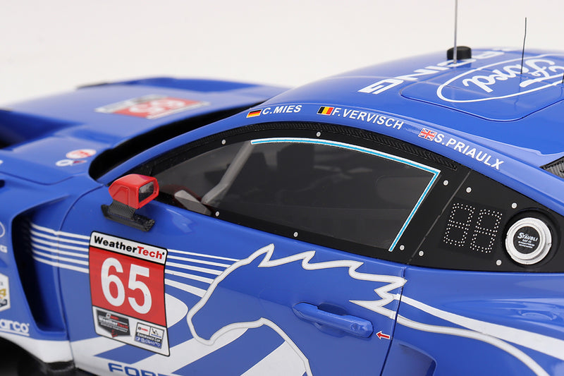 1:18 scale model Ford Mustang GT3 (2026 Daytona 24 Hours #65) by TopSpeed | Side Detail