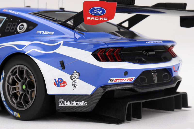 1:18 scale model Ford Mustang GT3 (2026 Daytona 24 Hours #65) by TopSpeed | Rear Detail