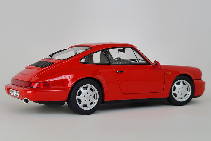 Porsche 911 Carrera 2 (964) | 1:18 Scale Diecast Model Car by Norev | Rear Quarter