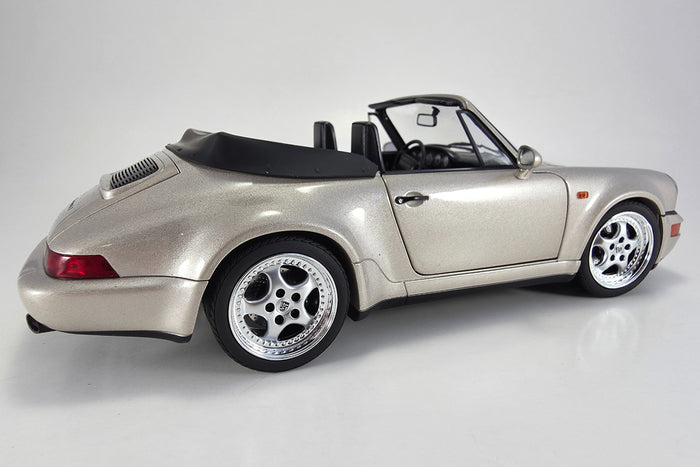1:18 Scale Model Porsche 911 Turbo-Look Cabriolet (964) by Norev | Rear Quarter