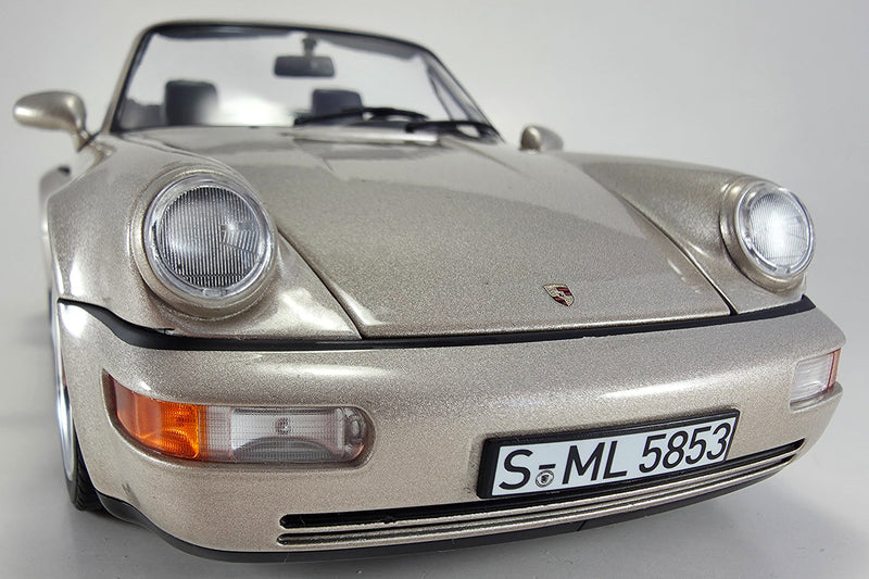 1:18 Scale Model Porsche 911 Turbo-Look Cabriolet (964) by Norev | Front Detail