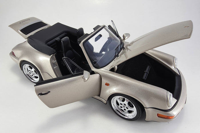 1:18 Scale Model Porsche 911 Turbo-Look Cabriolet (964) by Norev | Opening Parts