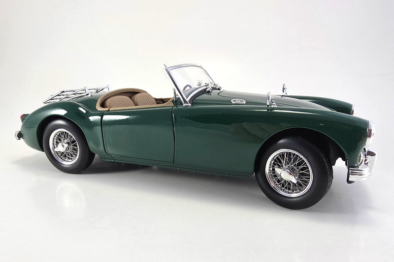 1:18 scale diecast MG MGA (1955) by Norev | Right Front Quarter