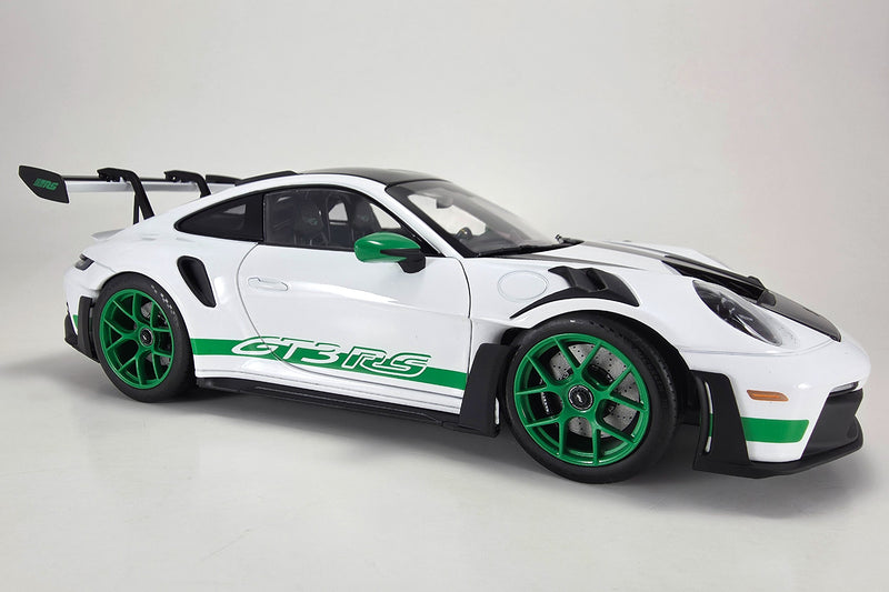 1:18 Scale Model Porsche 911 GT3 RS Tribute to Carrera RS by Norev | Right Front Quarter