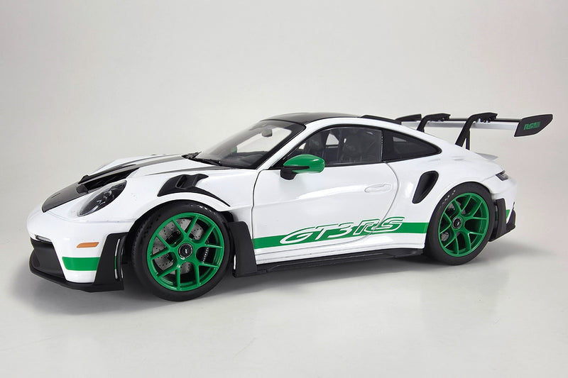 1:18 Scale Model Porsche 911 GT3 RS Tribute to Carrera RS by Norev | Left Front Quarter