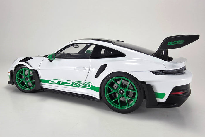 1:18 Scale Model Porsche 911 GT3 RS Tribute to Carrera RS by Norev | Left Rear Quarter