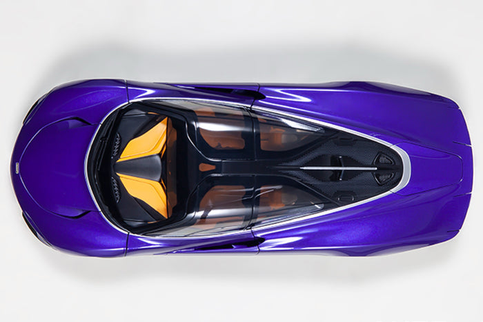 1:18 McLaren Speedtail Scale Model by AUTOart | Lantana Purple | Top Down View