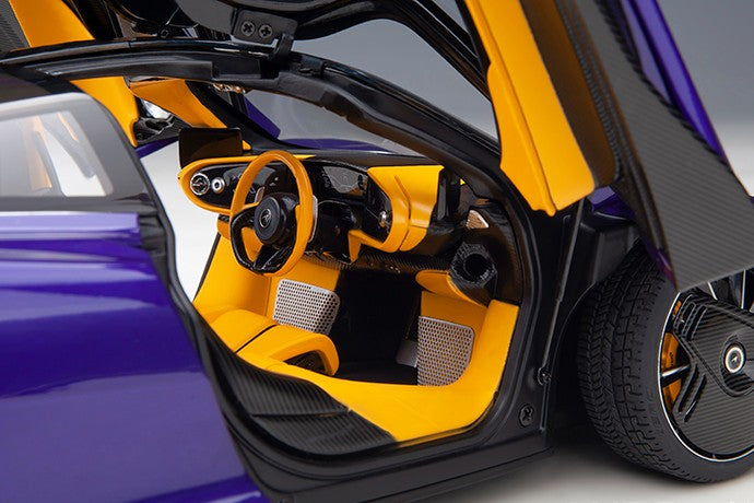1:18 McLaren Speedtail Scale Model by AUTOart | Lantana Purple | Right Interior View