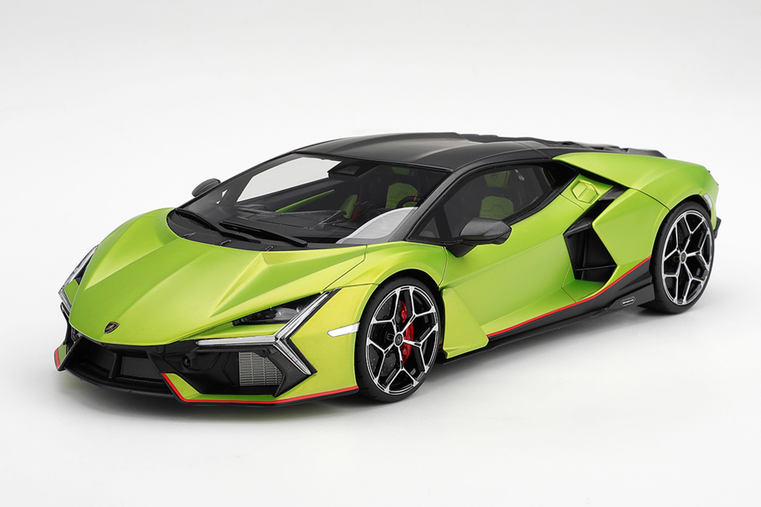 1:18 scale model Lamborghini Revuelto by TopSpeed | Front Quarter View