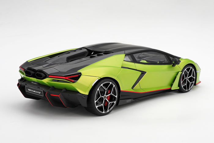 1:18 scale model Lamborghini Revuelto by TopSpeed | Rear Quarter View