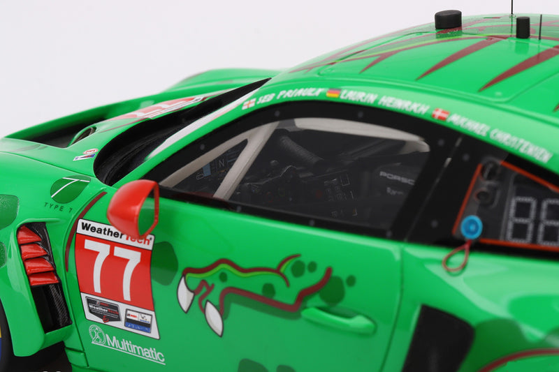 Porsche 911 GT3 R (AO Racing "Rexy" 2024 Daytona 24) | 1:18 Scale Model Car by TSM | Cockpit Detail