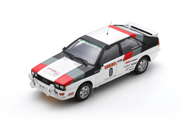 Audi Quattro (Rali Urbibel Algarve 1980) - 1:18 Scale Model Car by Spark