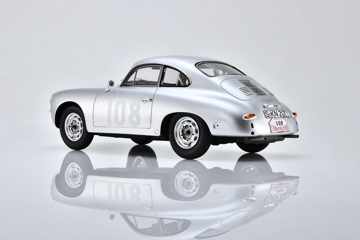 1:18 scale Porsche 356B T5 1600GS Carrera GT (1960 Tour de Corse Winner) by Spark | Left Rear Quarter