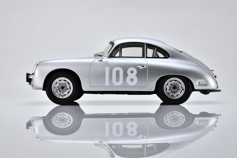 1:18 scale Porsche 356B T5 1600GS Carrera GT (1960 Tour de Corse Winner) by Spark | Side view