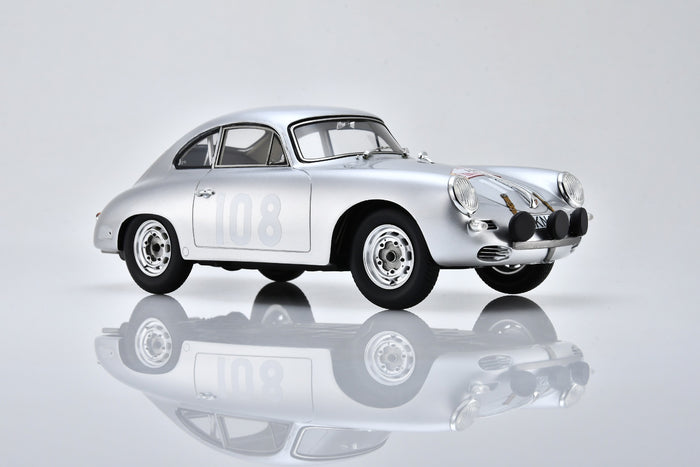 1:18 scale Porsche 356B T5 1600GS Carrera GT (1960 Tour de Corse Winner) by Spark | Right Front Quarter