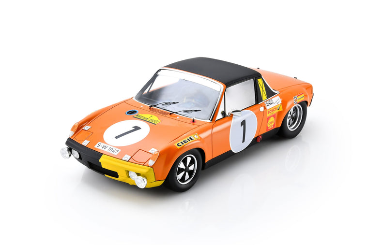 Porsche 914/6 (1970 Marathon de la Route Winner) - 1:18 Scale Model Car by Spark