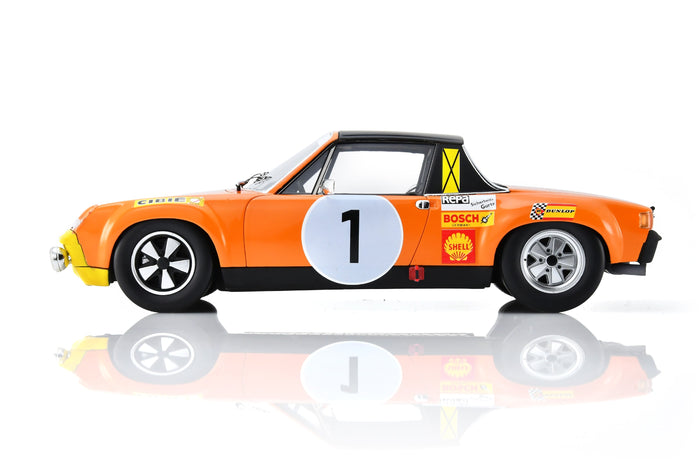 1:18 scale Porsche 914/6 (1970 Marathon de la Route Winner) by Spark | Side view