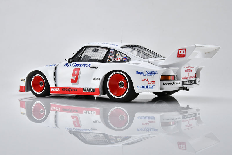1:18 scale Porsche 935 (1978 Sebring 12 Hours Winner) by Spark | Left Rear Quarter view