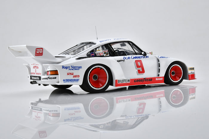 1:18 scale Porsche 935 (1978 Sebring 12 Hours Winner) by Spark | Right Rear Quarter view