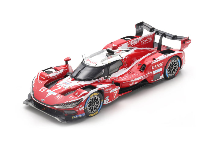 1:18 Scale Model Toyota TR010 Hybrid (2026 Le Mans Winner) by Spark | Front Overhead