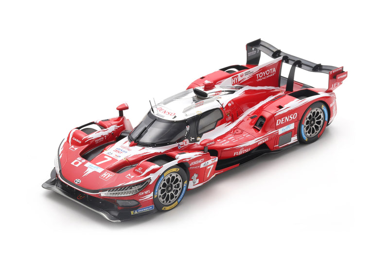 1:18 Scale Model Toyota TR010 Hybrid (2026 Le Mans Winner) by Spark | Front Overhead