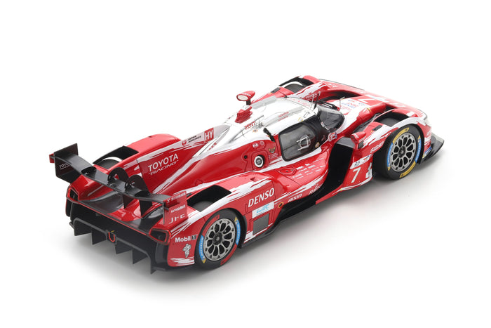 1:18 Scale Model Toyota TR010 Hybrid (2026 Le Mans Winner) by Spark | Rear Overhead