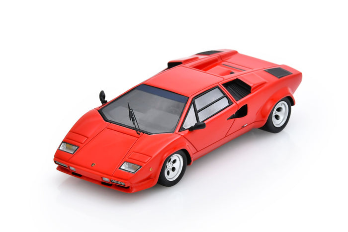 1:43 scale model Lamborghini Countach 5000QV by Spark | Front Quarter View