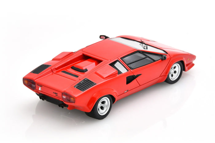 1:43 scale model Lamborghini Countach 5000QV by Spark | Rear Quarter View