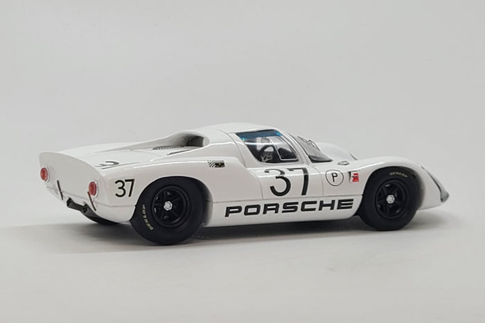 Porsche 910 (1967 Sebring 12 Hours) | 1:43 Scale Model Car by Spark | #37 - Rear Quarter