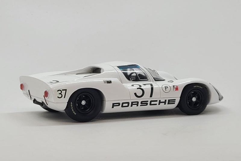 Porsche 910 (1967 Sebring 12 Hours) | 1:43 Scale Model Car by Spark | #37 - Rear Quarter