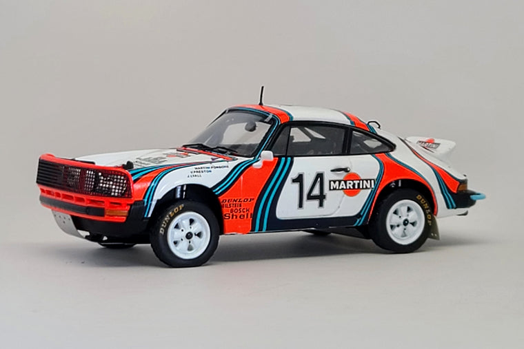Porsche 911SC 3.0 (1978 Safari Rally) - 1:43 Scale Model Car by Spark