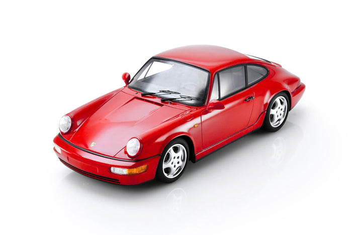 1:43 scale model Porsche 964 Carrera RS by Spark | Front Quarter View