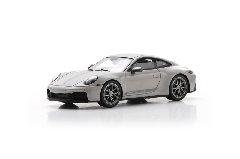 1:43 scale model Porsche 911 Carrera T (992.2) by Spark | Crayon | Left Front Quarter