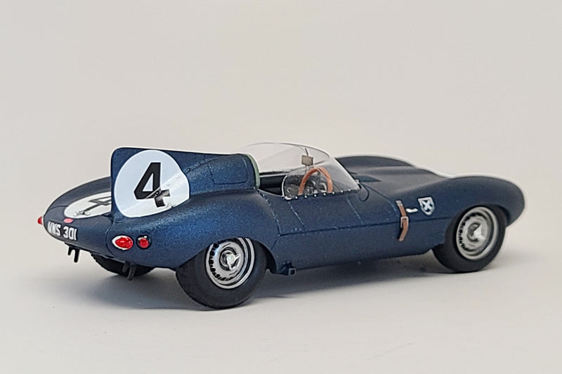 Jaguar D-Type (1956 Le Mans Winner) | 1:43-Scale Model Car by Spark | Rear Quarter