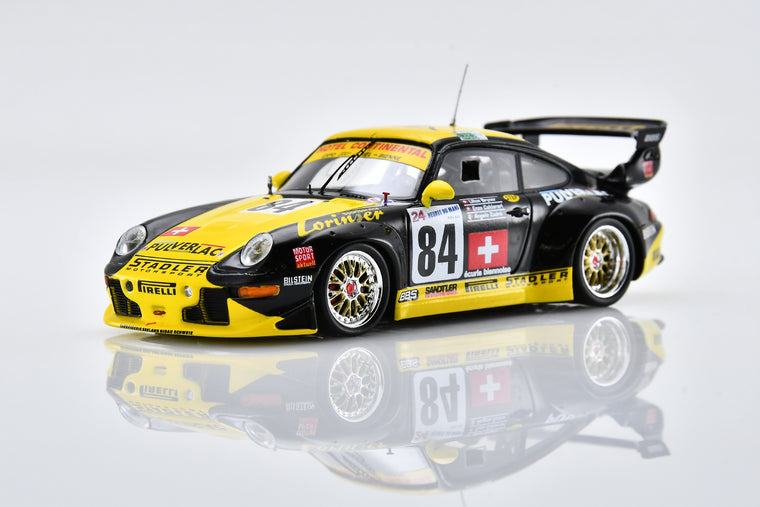 Porsche 911 GT2 (Le Mans 1997, #84) - 1:43 Scale Model Car by Spark
