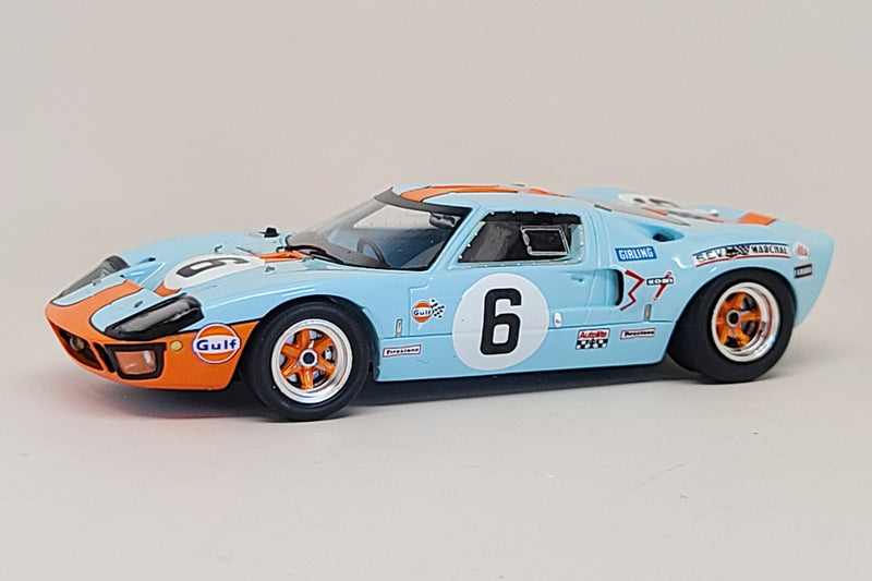Ford GT40 (1969 Le Mans Winner) | 1:43 Scale Model Car by Spark | Front Quarter