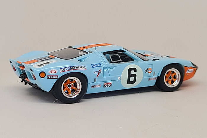 Ford GT40 (1969 Le Mans Winner) | 1:43 Scale Model Car by Spark | Rear Quarter
